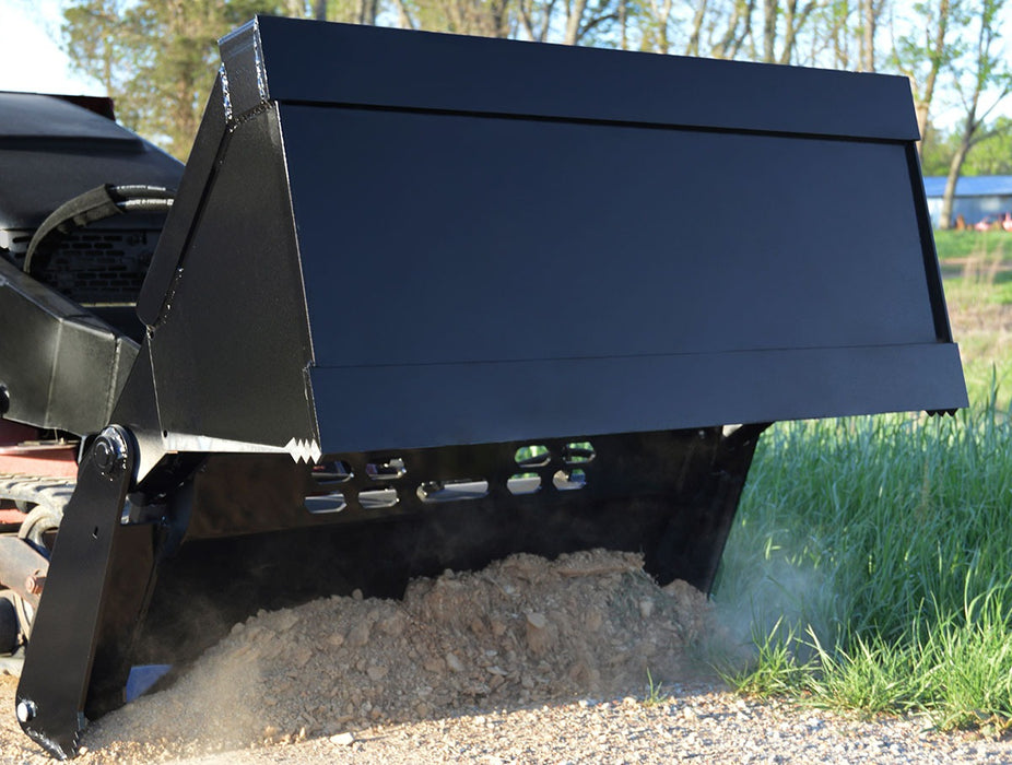 Loflin Fabrication - Mini Skid Steer and Compact Tractor 4-in-1 Bucket