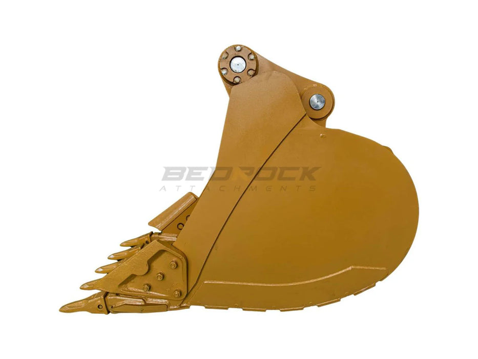 Bedrock Attachments – 42" General Purpose Excavator Bucket fits CAT 324E, 329E Bucket and Adjuster GP