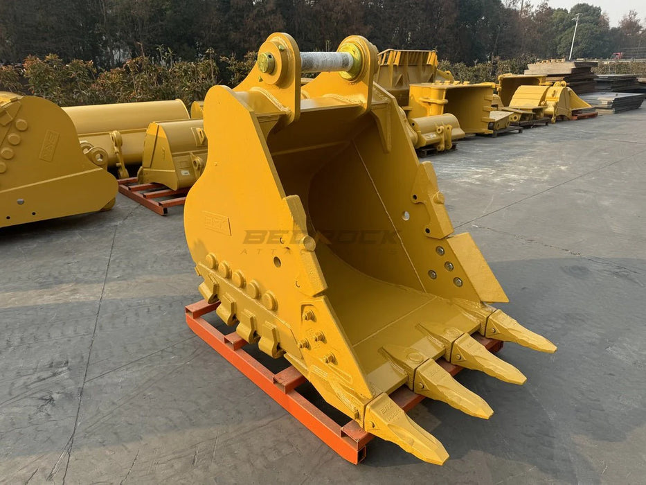 Bedrock Attachments – 42" Heavy Duty Excavator Bucket Fits CAT 330 Excavator D Linkage