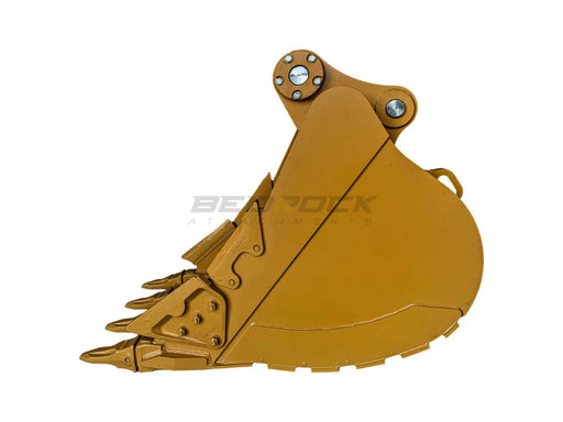 Bedrock Attachments – 42" Heavy Duty Excavator Bucket Fits CAT 336E Excavator, DB Linkage