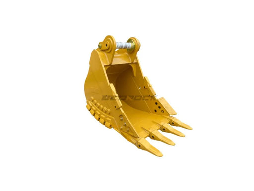 Bedrock Attachments – 42" Heavy Duty Excavator Bucket Fits CAT 349 Excavator, TB Linkage