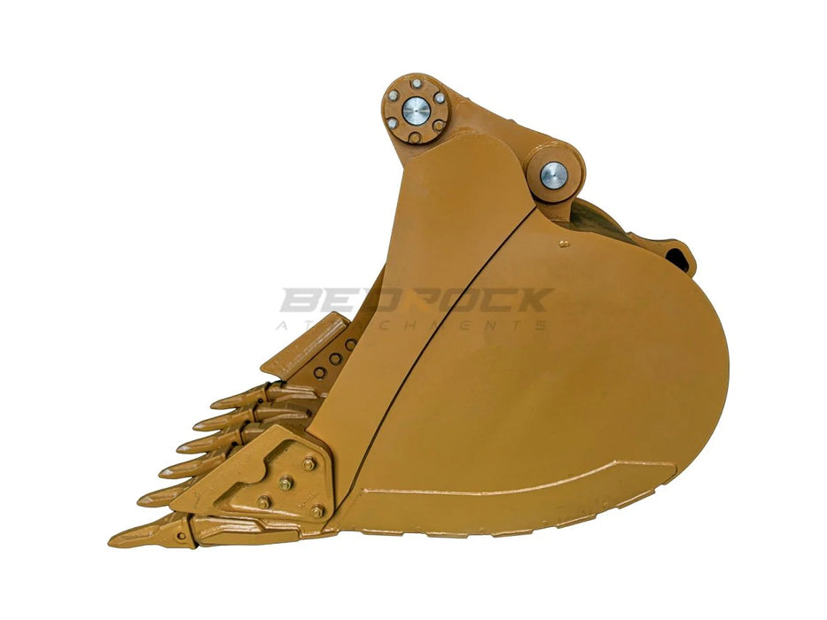 Bedrock Attachments – 48" General Purpose Excavator Bucket Fits CAT 324E, 329E Bucket and Adjuster GP