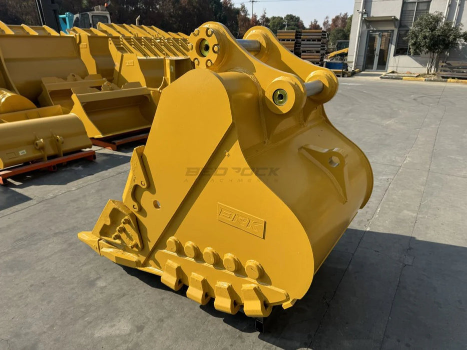 Bedrock Attachments – 48" Heavy Duty Excavator Bucket Fits CAT 330 Excavator D Linkage