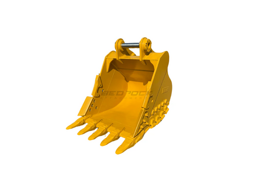 Bedrock Attachments – 48" Heavy Duty Excavator Bucket Fits CAT 330 Excavator D Linkage