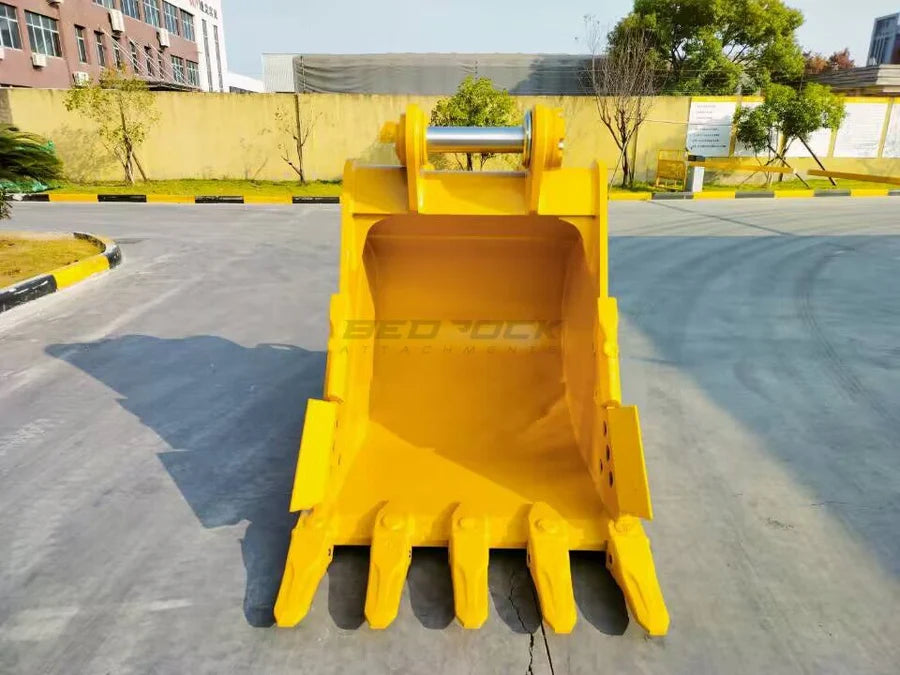Bedrock Attachments – 48" Heavy Duty Excavator Bucket Fits CAT 336D 336E 336F Excavator, DB Linkage