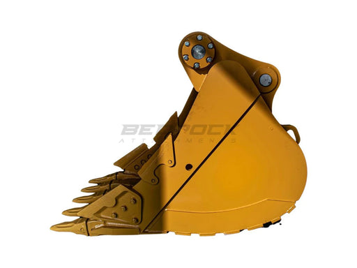 Bedrock Attachments – 48" Heavy Duty Excavator Bucket Fits CAT 336D, 345C/D, 349E Excavator, TB Linkage