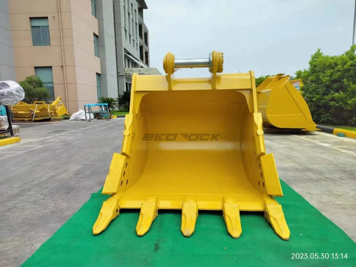 Bedrock Attachments – 54" Heavy Duty Excavator Bucket Fits CAT 330 Excavator