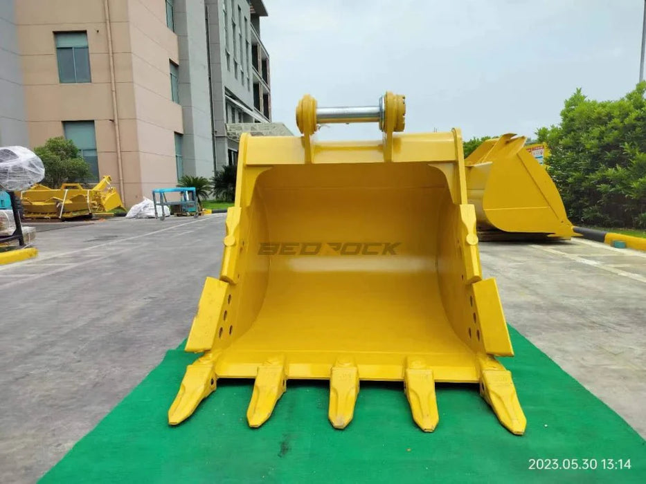 Bedrock Attachments – 54" Heavy Duty Excavator Bucket Fits CAT 330 Excavator