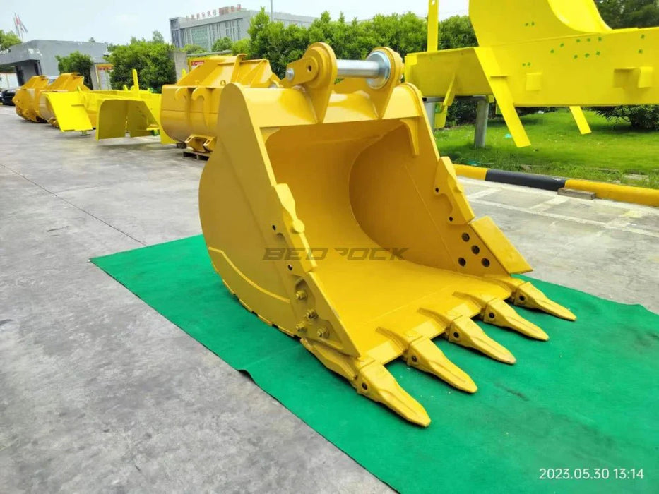 Bedrock Attachments – 54" Heavy Duty Excavator Bucket Fits CAT 330 Excavator