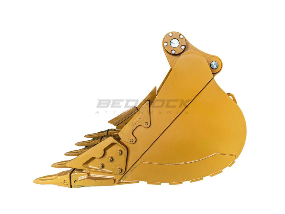 Bedrock Attachments – 54" Heavy Duty Excavator Bucket Fits CAT 336D/E/F Excavator, DB Linkage