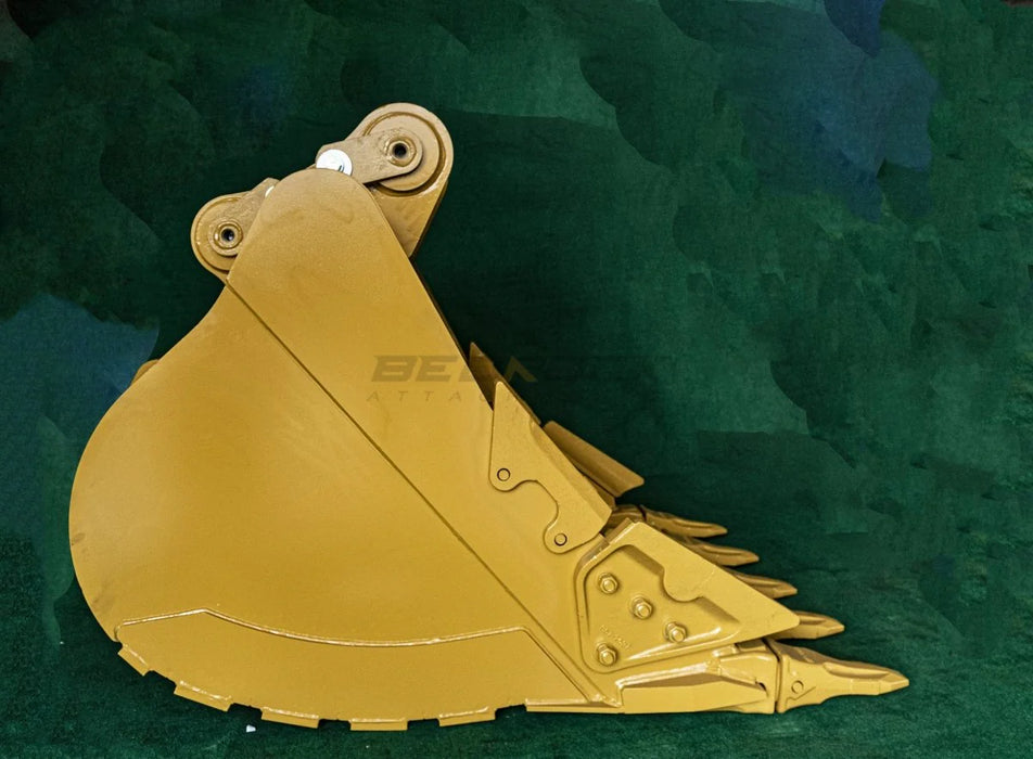 Bedrock Attachments – 54" Heavy Duty Excavator Bucket Fits CAT 336D/E/F Excavator, DB Linkage