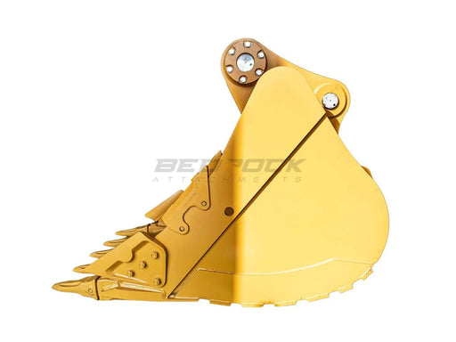 Bedrock Attachments – 54" Heavy Duty Excavator Bucket Fits CAT 336E, 349E/F, 352F Excavator, TB Linkage
