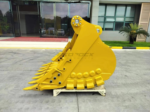 Bedrock Attachments – 60" Heavy Duty Excavator Bucket Fits CAT 324 Excavator CB Linkage