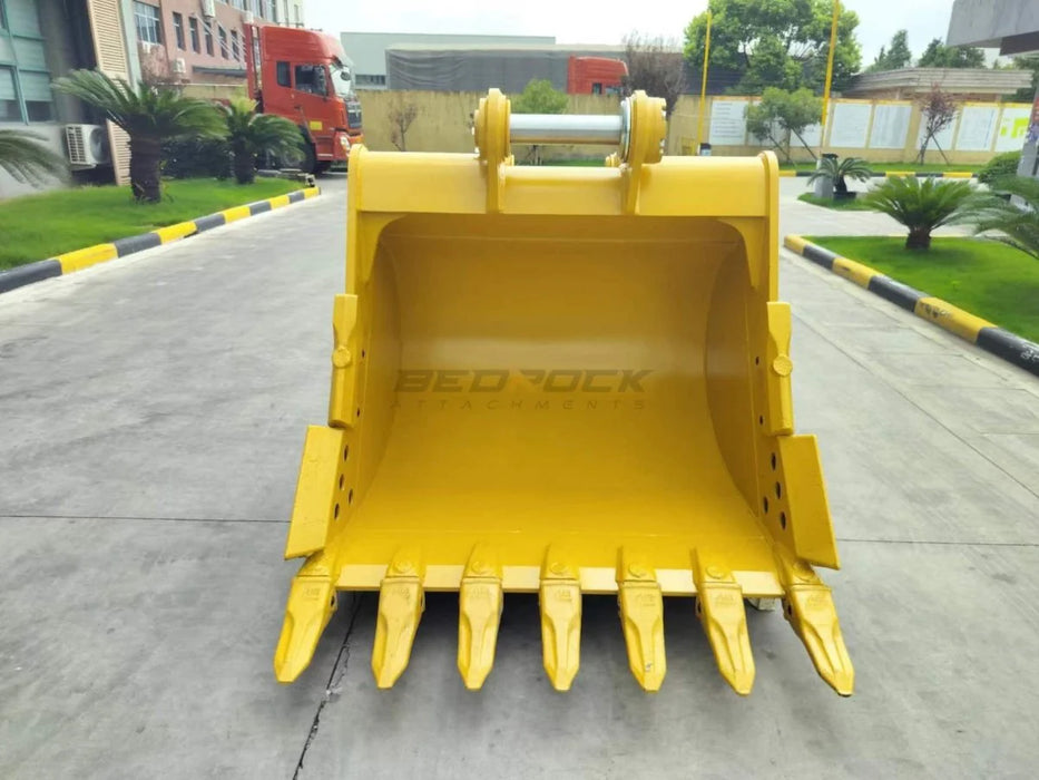 Bedrock Attachments – 60" Heavy Duty Excavator Bucket Fits CAT 324 Excavator CB Linkage
