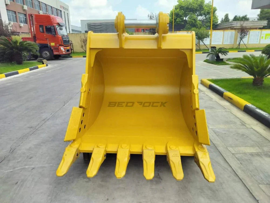 Bedrock Attachments – 60" Heavy Duty Excavator Bucket Fits CAT 336 Excavator DB Linkage