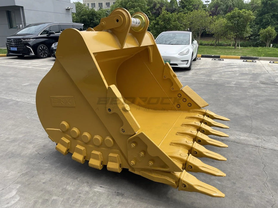 Bedrock Attachments – 65" Heavy Duty Excavator Bucket Fits CAT 324D/E,326D2/F,329D/D2/E,330D2/F,335F Excavator