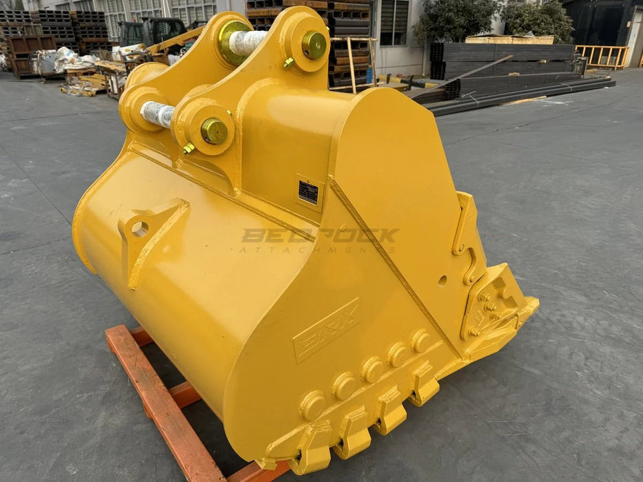Bedrock Attachments – 66" Heavy Duty Excavator Bucket Fits CAT 330 Excavator D Linkage