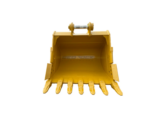 Bedrock Attachments – 66" Heavy Duty Excavator Bucket Fits CAT 330 Excavator D Linkage
