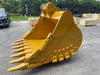 Bedrock Attachments – 72" Heavy Duty Excavator Bucket Fits CAT 336 Excavator DB Linkage