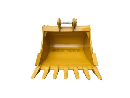 Bedrock Attachments – 72" Heavy Duty Excavator Bucket Fits CAT 336 Excavator DB Linkage