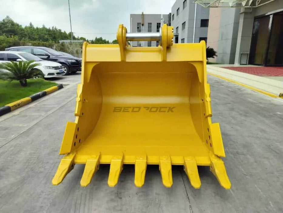 Bedrock Attachments – 72" Heavy Duty Excavator Bucket Fits CAT 349 Excavator, TB Family