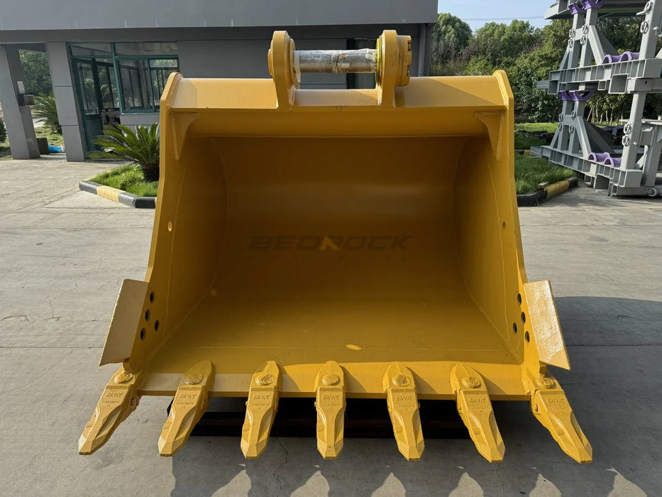 Bedrock Attachments – 80" General Purpose Excavator Bucket Fits CAT 349 Bucket and Adjuster GP