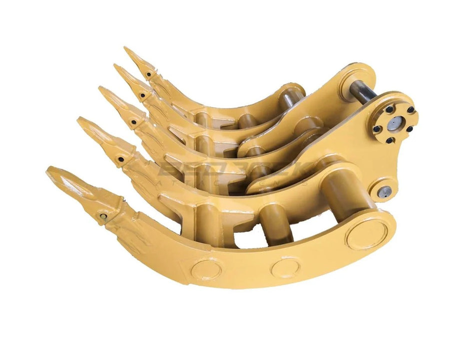 Bedrock Attachments – Excavator Rake GP-GP DB Linkage
