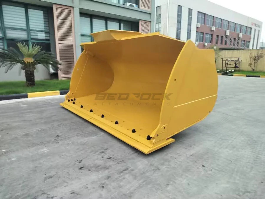 Bedrock Attachments –  Loader Bucket Pin On CAT 980 980H 980K 980L 980M 980XE 980G, 6.0m3, 134in