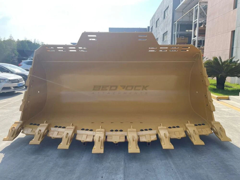 Bedrock Attachments –  Loader Spade Nose Rock Bucket Pin On CAT 988/988K/988XE, 6.9m3, 158in