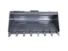 Bedrock Attachments – Mini Hydraulic Excavator/Skid Steer Loader GP Bucket With Bolt-On Teeth 0.53 - 0.58 CU-YD