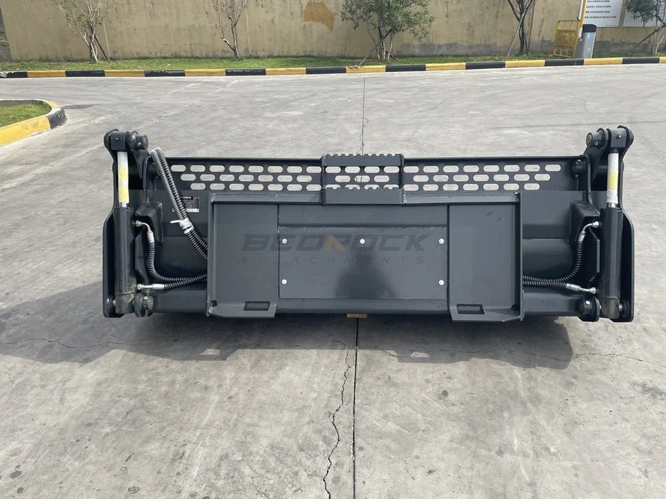 Bedrock Attachments – Mini Hydraulic Excavator/Skid Steer Loader Multipurpose 4in1 Bucket With Cutting Edge