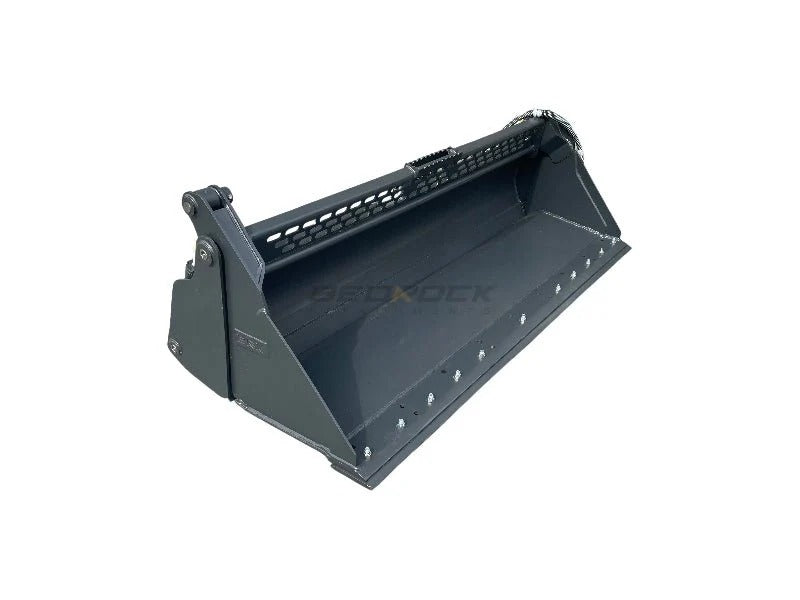 Bedrock Attachments – Mini Hydraulic Excavator/Skid Steer Loader Multipurpose 4in1 Bucket With Cutting Edge