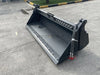Bedrock Attachments – Mini Hydraulic Excavator/Skid Steer Loader Multipurpose 4in1 Bucket With Cutting Edge