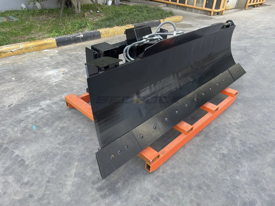 Bedrock Attachments – Mini Hydraulic Excavator/Skid Steer Loader 6 Way Blade