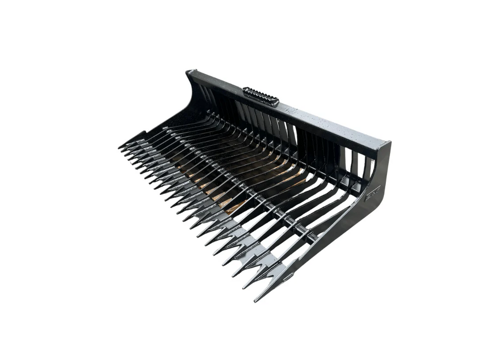 Bedrock Attachments – Skid Steer GP Skeleton Bucket - Plate Tine Style