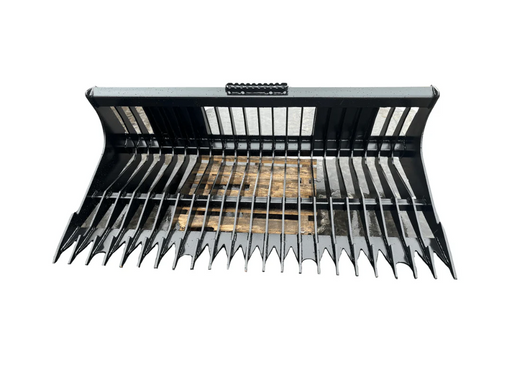 Bedrock Attachments – Skid Steer GP Skeleton Bucket - Plate Tine Style