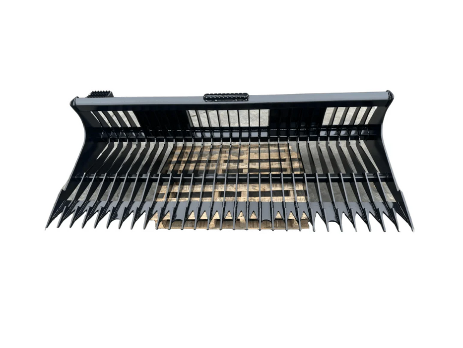 Bedrock Attachments – Skid Steer GP Skeleton Bucket - Plate Tine Style
