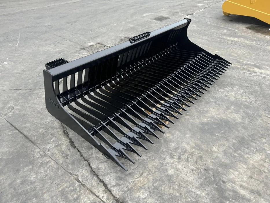 Bedrock Attachments – Skid Steer GP Skeleton Bucket - Plate Tine Style