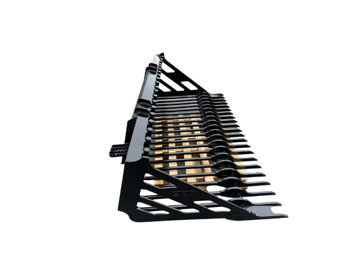 Bedrock Attachments – Skid Steer GP Skeleton Bucket - Rod Tine Style