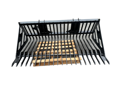 Bedrock Attachments – Skid Steer GP Skeleton Bucket - Rod Tine Style