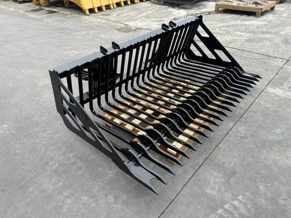 Bedrock Attachments – Skid Steer GP Skeleton Bucket - Rod Tine Style