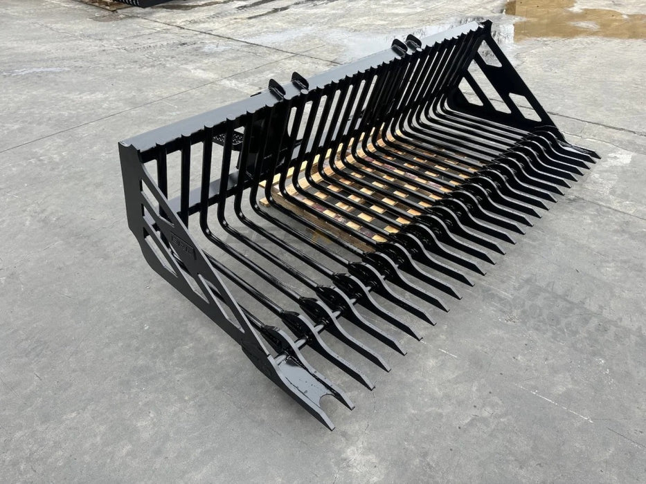 Bedrock Attachments – Skid Steer GP Skeleton Bucket - Rod Tine Style