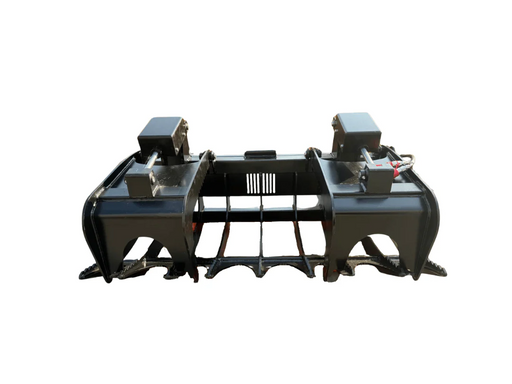 Bedrock Attachments – Skid Steer Loader Grapple Rake