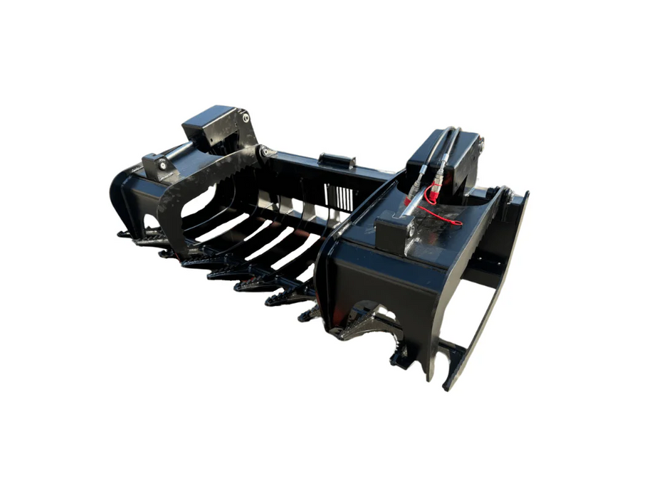Bedrock Attachments – Skid Steer Loader Grapple Rake