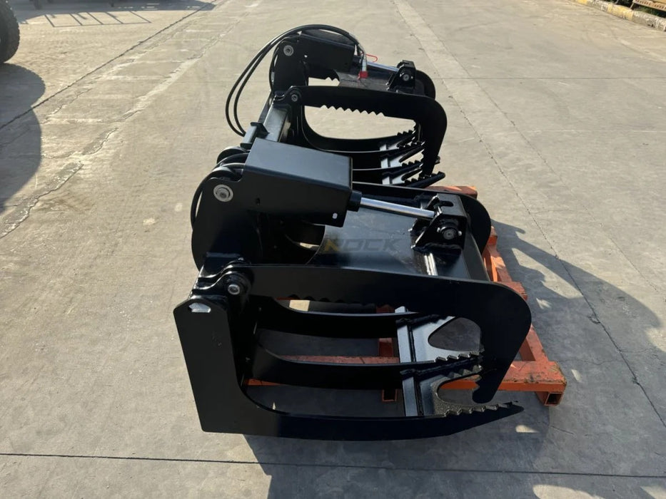 Bedrock Attachments – Skid Steer Loader Grapple Rake