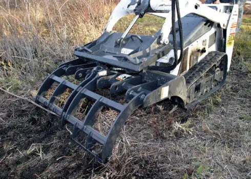 Erskine Attachments – Mini Industrial Grapple Rake