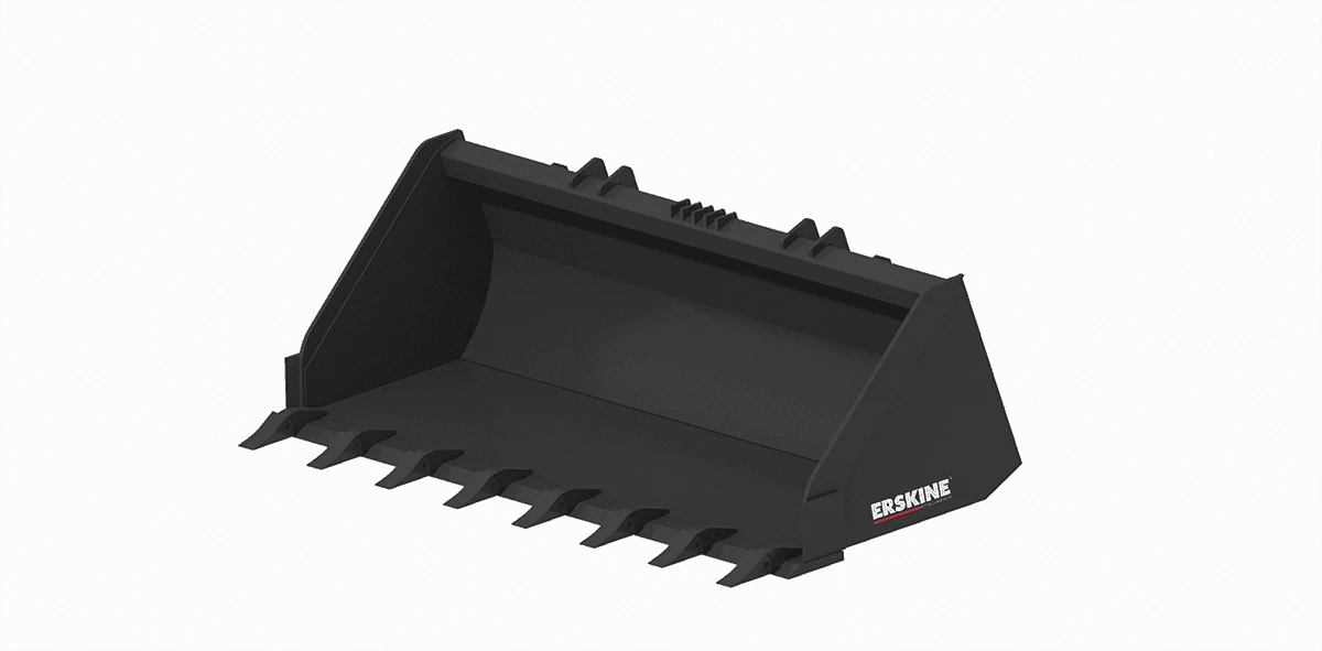 Erskine Attachments – 72" HDX Low Profile Material Bucket