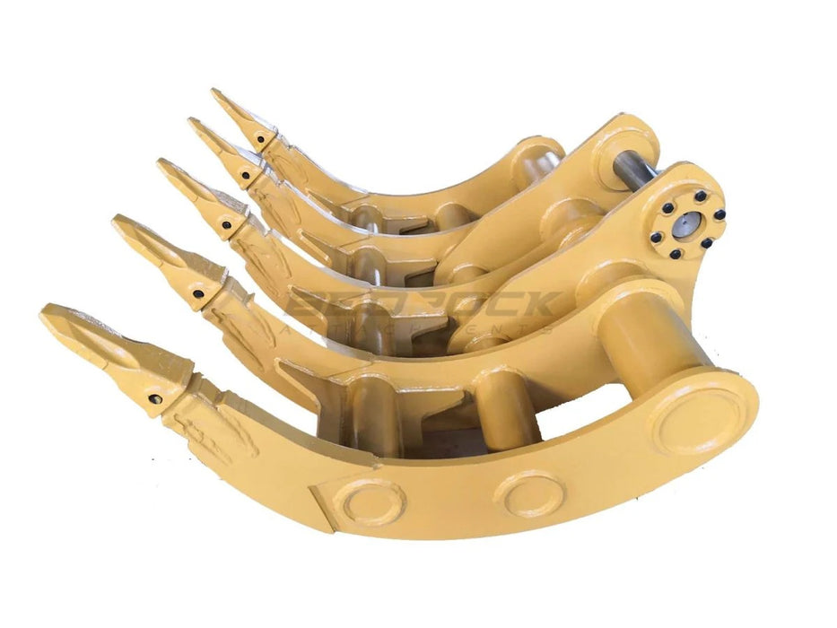 Bedrock Attachments – Excavator Rake GP-GP CB Linkage
