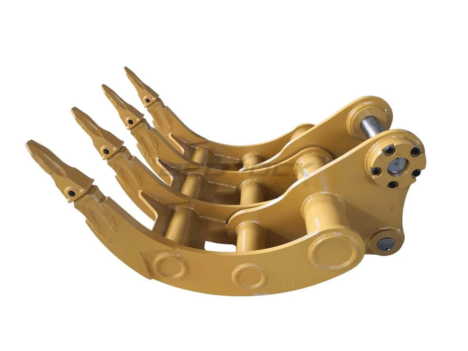 Bedrock Attachments – Excavator Rake GP-GP DB Linkage