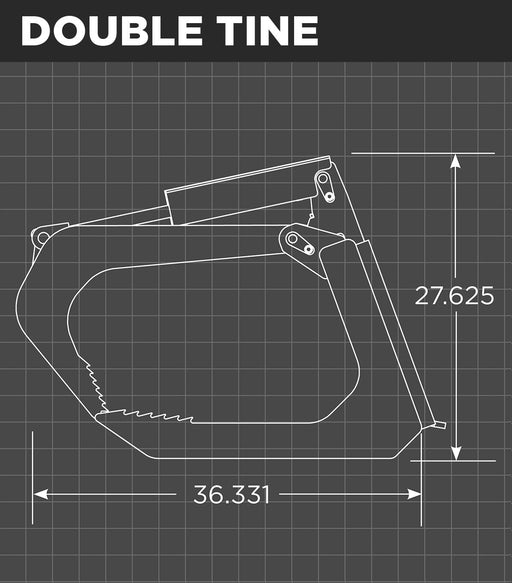 Loflin Fabrication -  Compact Tractor Root Grapple
